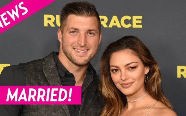 Tim Tebow Is A Married Man