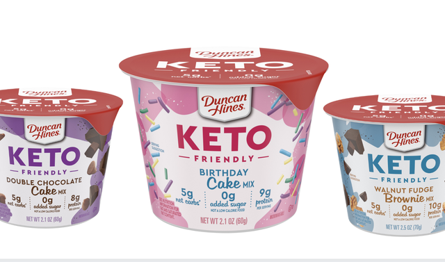 Duncan Hines Reveals Microwavable Keto Cake Cups