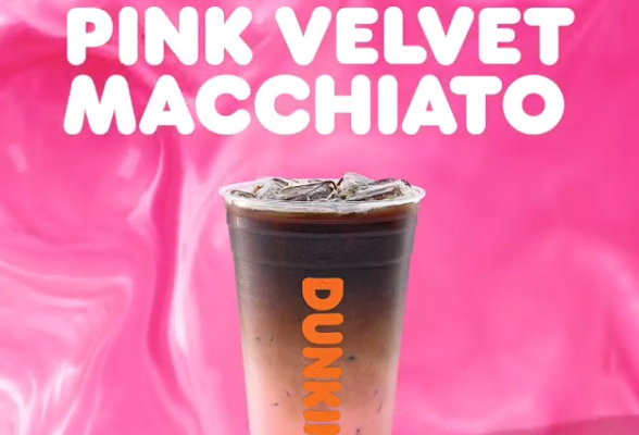Dunkin’ is Selling Pink Velvet-Flavored Drinks for Valentine’s Day