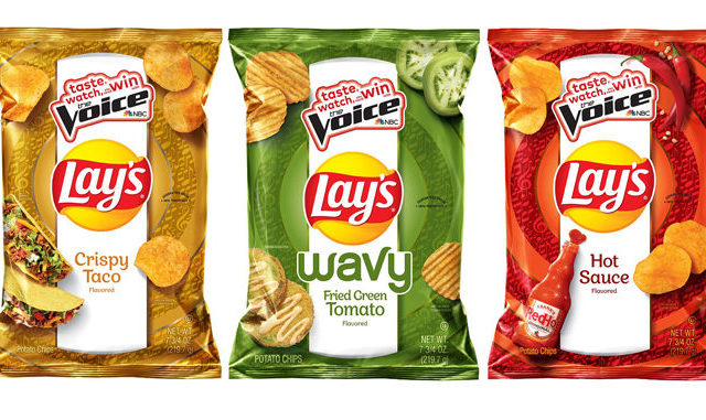 Lay’s Debuts 3 New Flavors To Celebrate NBC’s “The Voice”