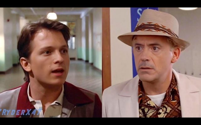What If Tom Holland And Robert Downey Jr. Were In “Back To The Future”???