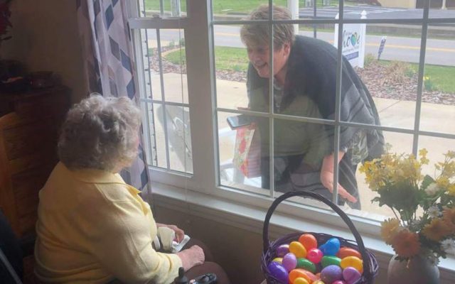 Separated By Coronavirus; Daughter Shares Mom’s 93rd Birthday Through Her Window