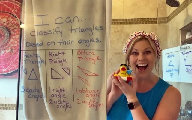 Southern Indiana Math Teacher Goes Viral with Creative “Math in the Bath” Video to Teach Math to Students