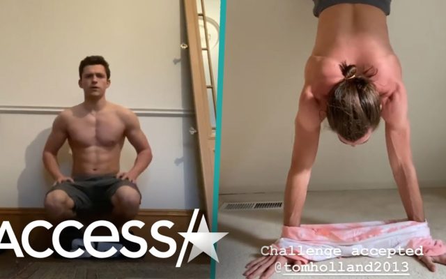 Watch Tom Holland Put His Shirt On While Doing A Handstand