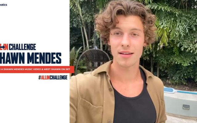 Shawn Mendes Wants YOU In His Next Video For The #allinchallenge