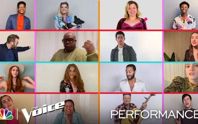 ‘The Voice’ Artists And Coaches – “Let My Love Open the Door”