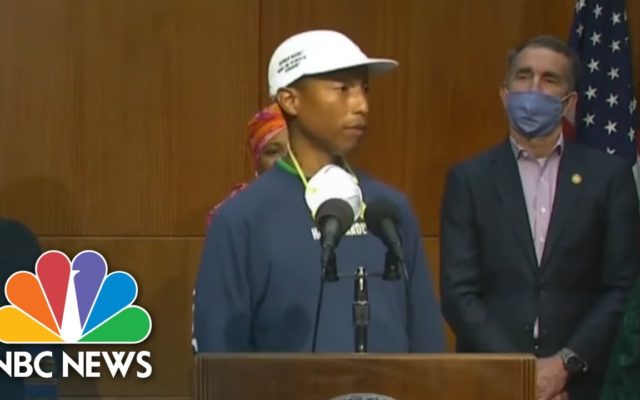 Pharrell Williams Helps Declare Juneteenth a State Holiday in Virginia with the Governor