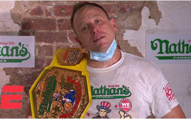 Joey Chestnut Is Champ Again Eating 75 Hot Dogs In 10 Minutes