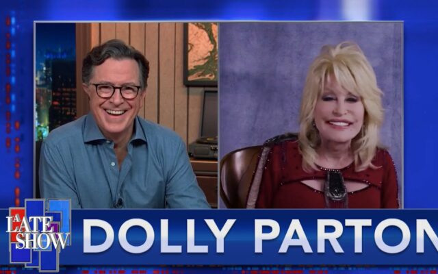 Dolly Parton Brings Stephen Colbert to Tears with Acapella Performance