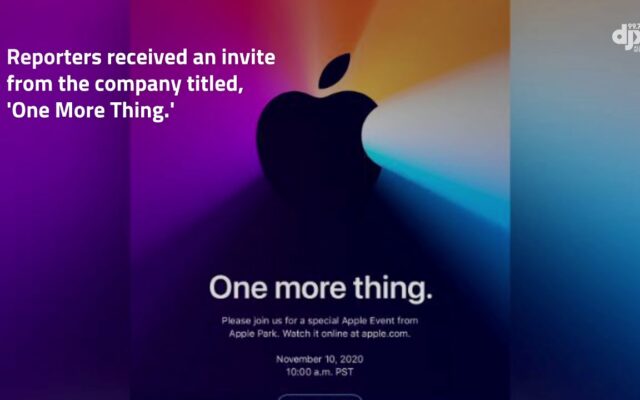 Apple to Host Another Launch Event on November 10th