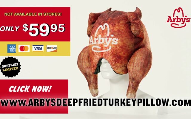 Arby’s Released a Deep Fried Turkey Pillow to Go Over Your Head