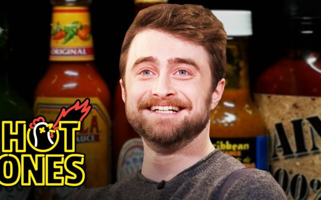 Harry Potter, AKA Daniel Radcliffe, Takes on the ‘Hot Ones’ Challenge