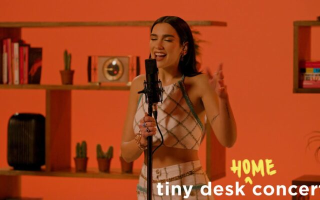 Dua Lipa Performs a ‘Tiny Desk Home Concert’