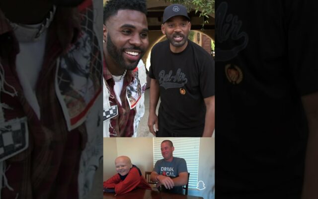 Will Smith And Jason Derulo Surprise A Viral Dancing Dad In The Best Way