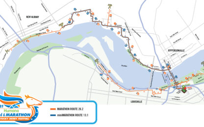 KDF Marathon Course Map