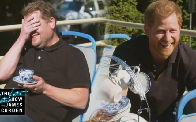 Prince Harry Joins James Corden for An Interview and Tour of LA