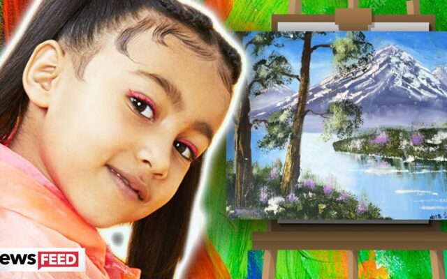 Kim And Kanye’s Daughter Is Amazing At Painting