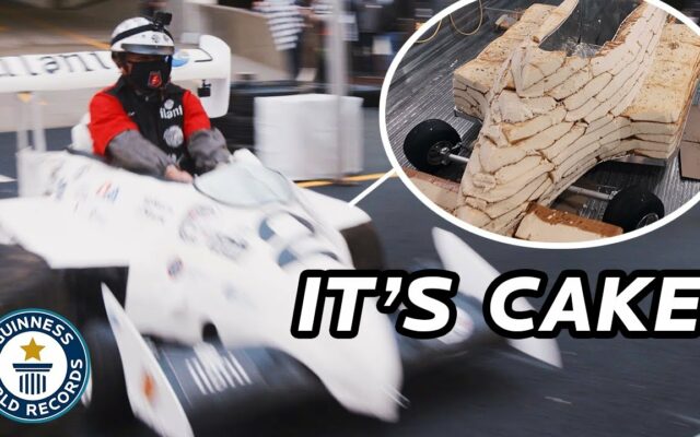 Michael Andretti Set A World Record For Speed Driving A Car Made Of Cake