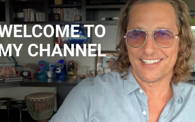 Matthew McConaughey Launches A YouTube Channel