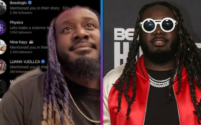 T-Pain Just Found Two Years Worth Of Messages On Instagram From Celebrities