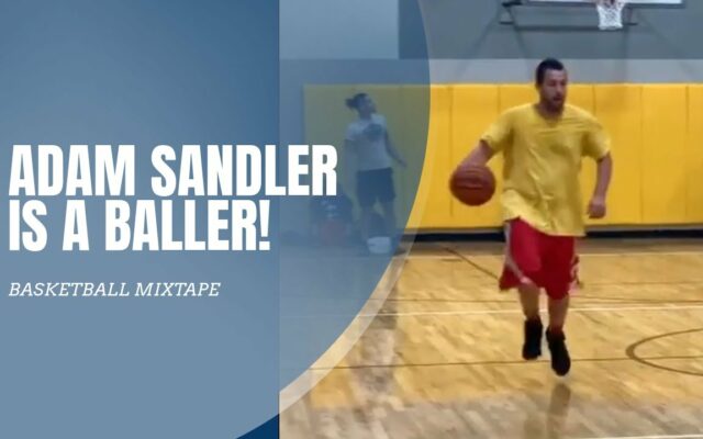 Adam Sandler Joins Another Pickup Basketball Game