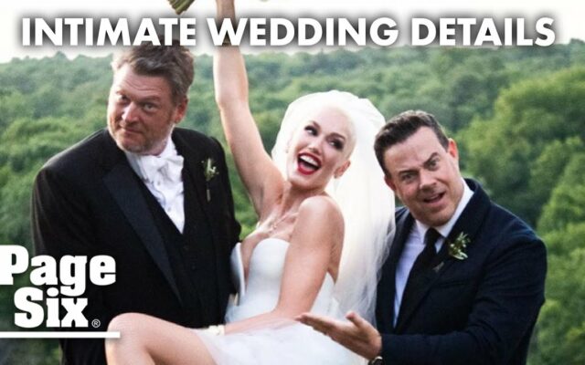 Carson Daly Officiated Blake And Gwen’s Wedding