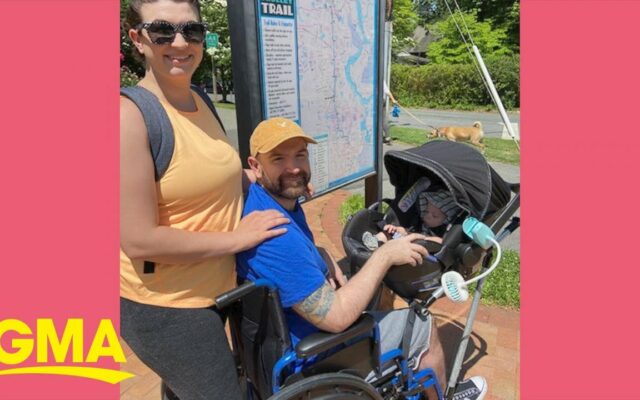Students Come Up With A Device For Their Teacher’s Husband To Walk Their Baby In A Wheelchair