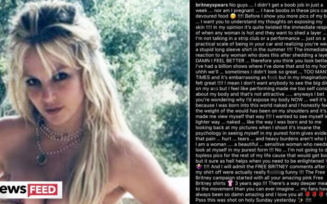 Britney Spears Sets The Record Straight On Pregnancy Rumors