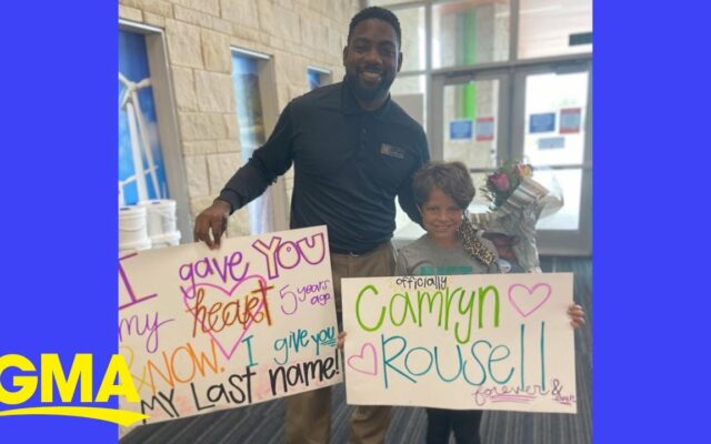 Stepdad Surprises Stepdaughter At School With The News He Officially Adopted Her