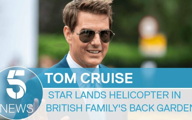 Tom Cruise’s Helicopter Made An Unexpected Landing In This Couple’s Garden
