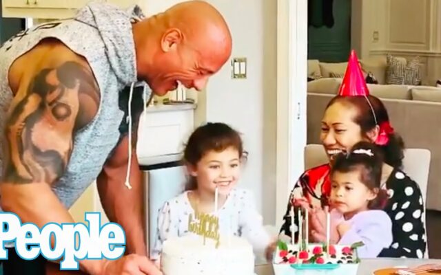 Dwayne “The Rock” Johnson In Girl Dad Mode Painting His Daughter’s Nails