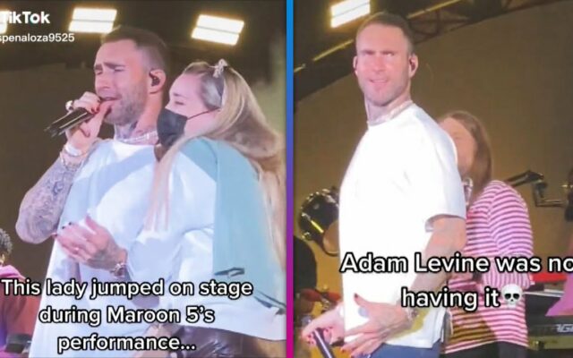 Adam Levine Clarifies His Viral Reaction To A Fan Jumping On Stage