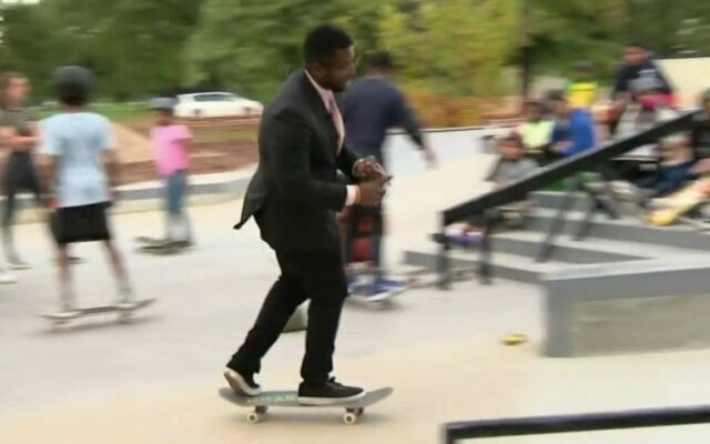 Reporter Does His Live Shot Skateboarding The Whole Time