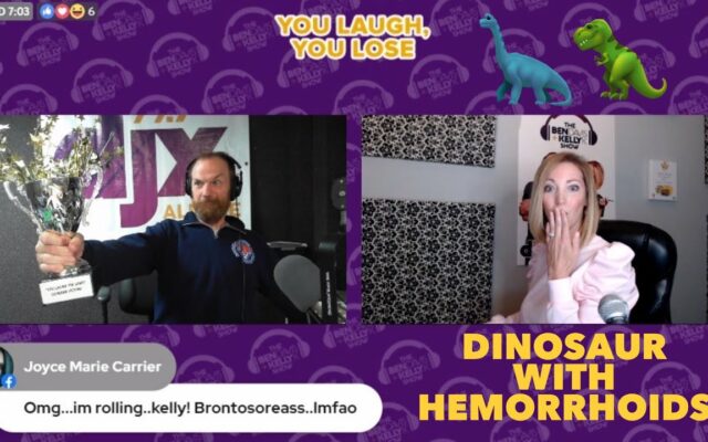 You Laugh You Lose: Dinosaur With Hemorrhoids