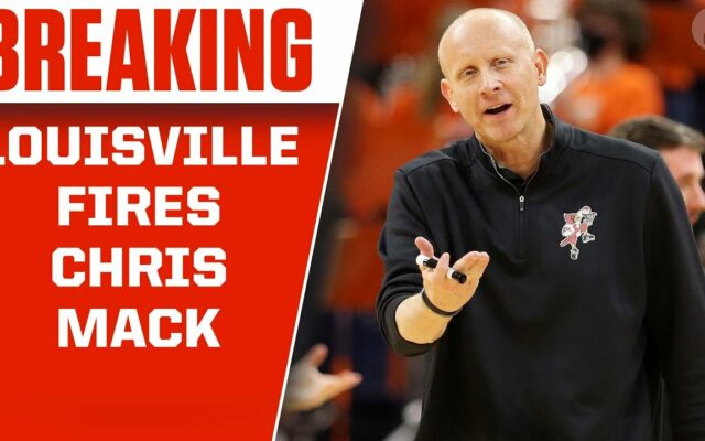 Coach Chris Mack Out At The University Of Louisville