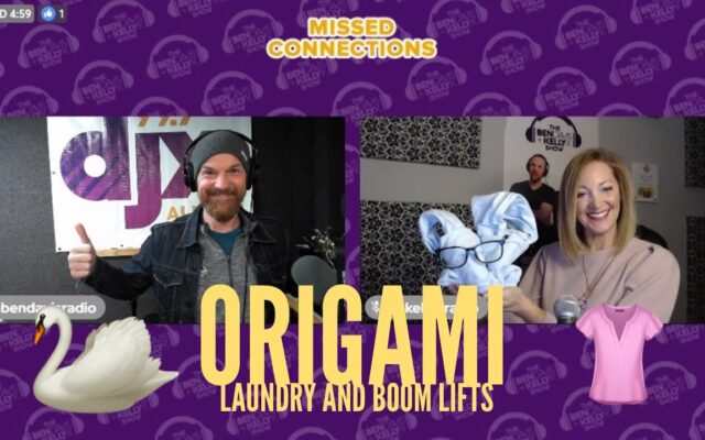 Missed Connections: Origami Laundry And Boom Lifts
