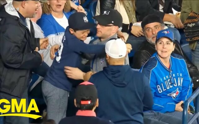 Guy Gives Home Run Ball He Caught In The Stands To Young Fan