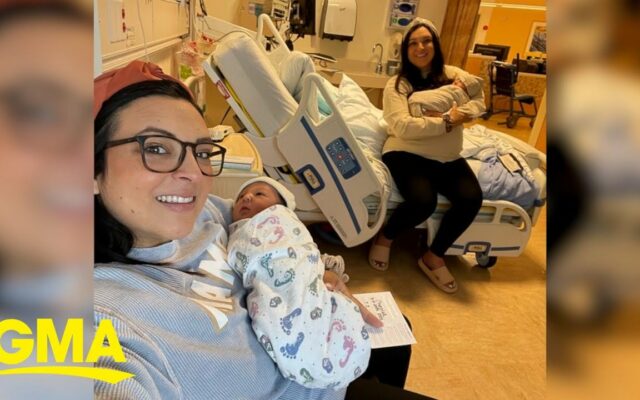Twin Sisters Give Birth Just Hours Apart