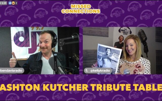 Missed Connections: Ashton Kutcher Tribute Table
