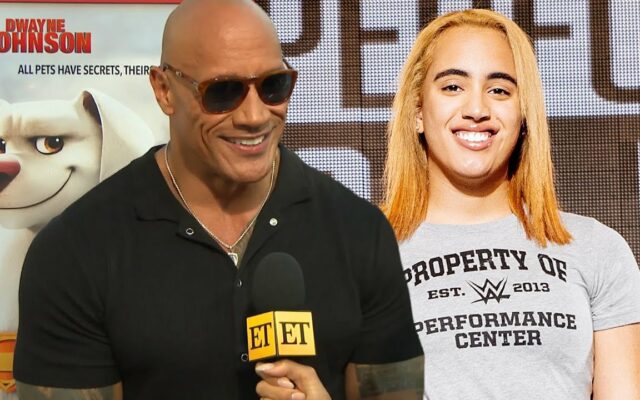 Dwayne “The Rock” Johnson’s Daughter Makes WWE Debut