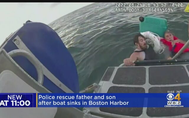 Body Cam Footage Of Dramatic Rescue In Boston Harbor