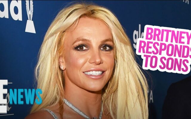 Britney Spears Responds To Her Sons Speaking Out