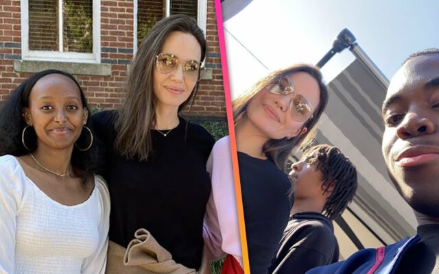 Angelina Jolie Goes To Her Daughter’s College Homecoming