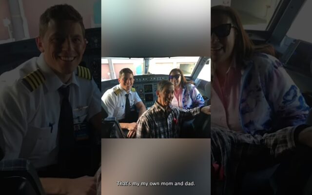 Pilot Makes Passengers Cry Thanking His Parents For Supporting His Dream