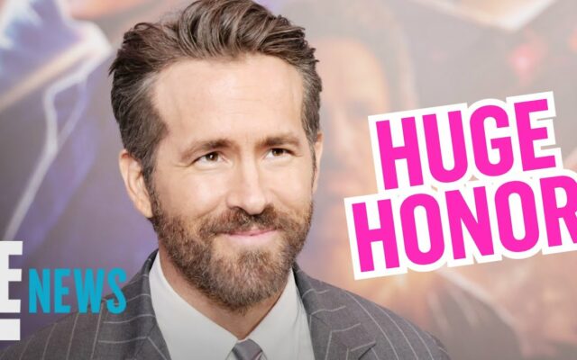 Ryan Reynolds To Receive “The People’s Icon” Award