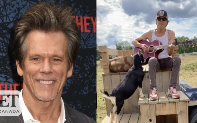 Kevin Bacon Sings Meghan Trainor To His Goats
